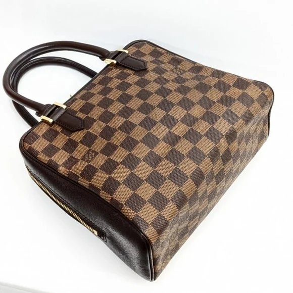 ✨️💎AUTHENTIC LOUIS VUITTON BRERA DAMIER EBENE HANDBAG - Picture 7 of 16
